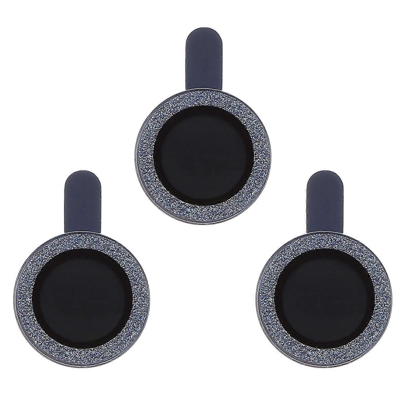 3pcs Glitter Lens Protector for Pro High Hardness, Scratch Resistant, Dustproof, Durable Camera Lens Film with Elegant Design