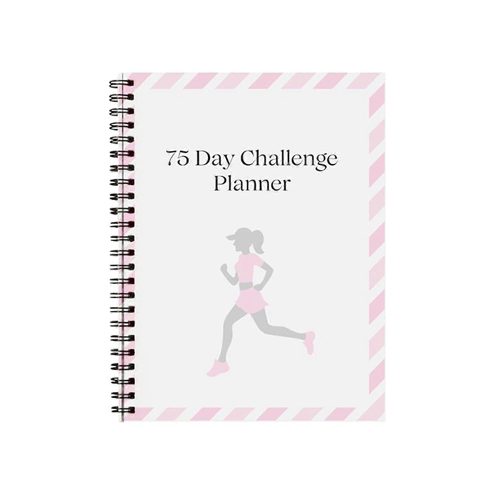 Planer Organizer for 75 Days | Portable Goal Tracker for Tasks, Projects, Meals, Diet, and Fitness for Students and Teachers