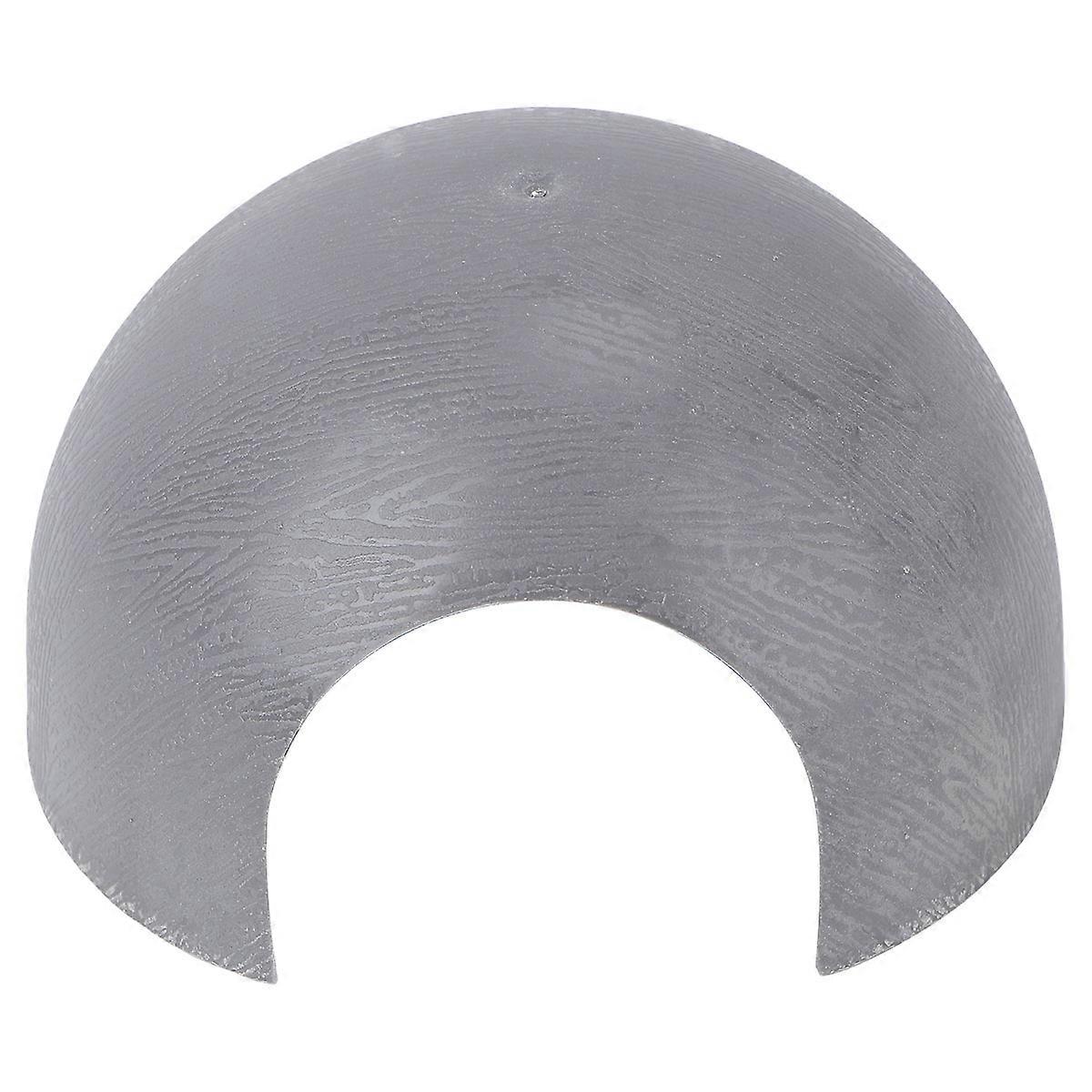 Toys For Gecko Lizard Reptile Hide Rest Cave Rubber Dark Grey 10 X 10 X 6.5 Cm Privacy Shelter 1Pack