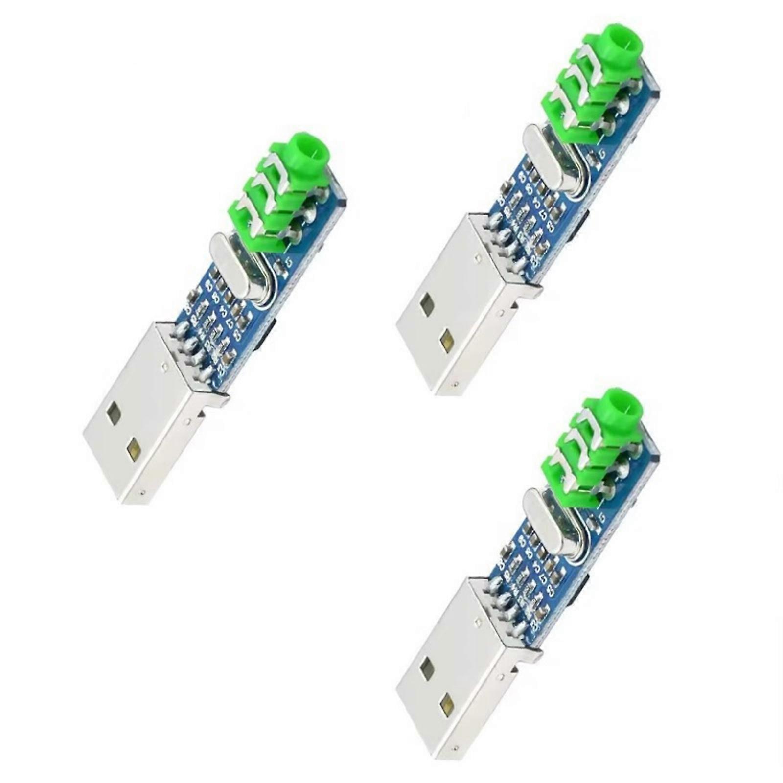 5V USB Power PCM2704 Mini USB Sound Card Decoding Board Replacement Module for PC Computer Accessories Multicolor