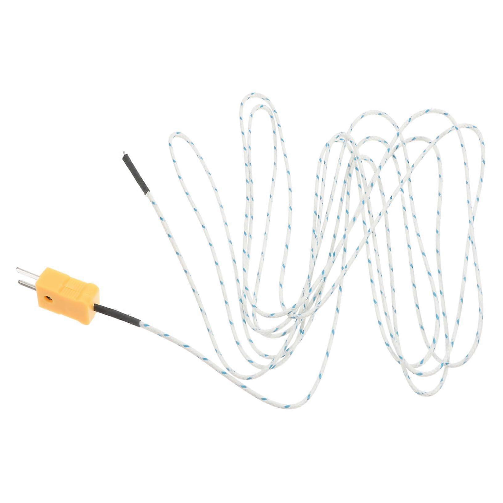 K Temperature Sensors with Inner Core Protection, Long Measuring Cable for Precise Temperature Measurements, Industrial Use