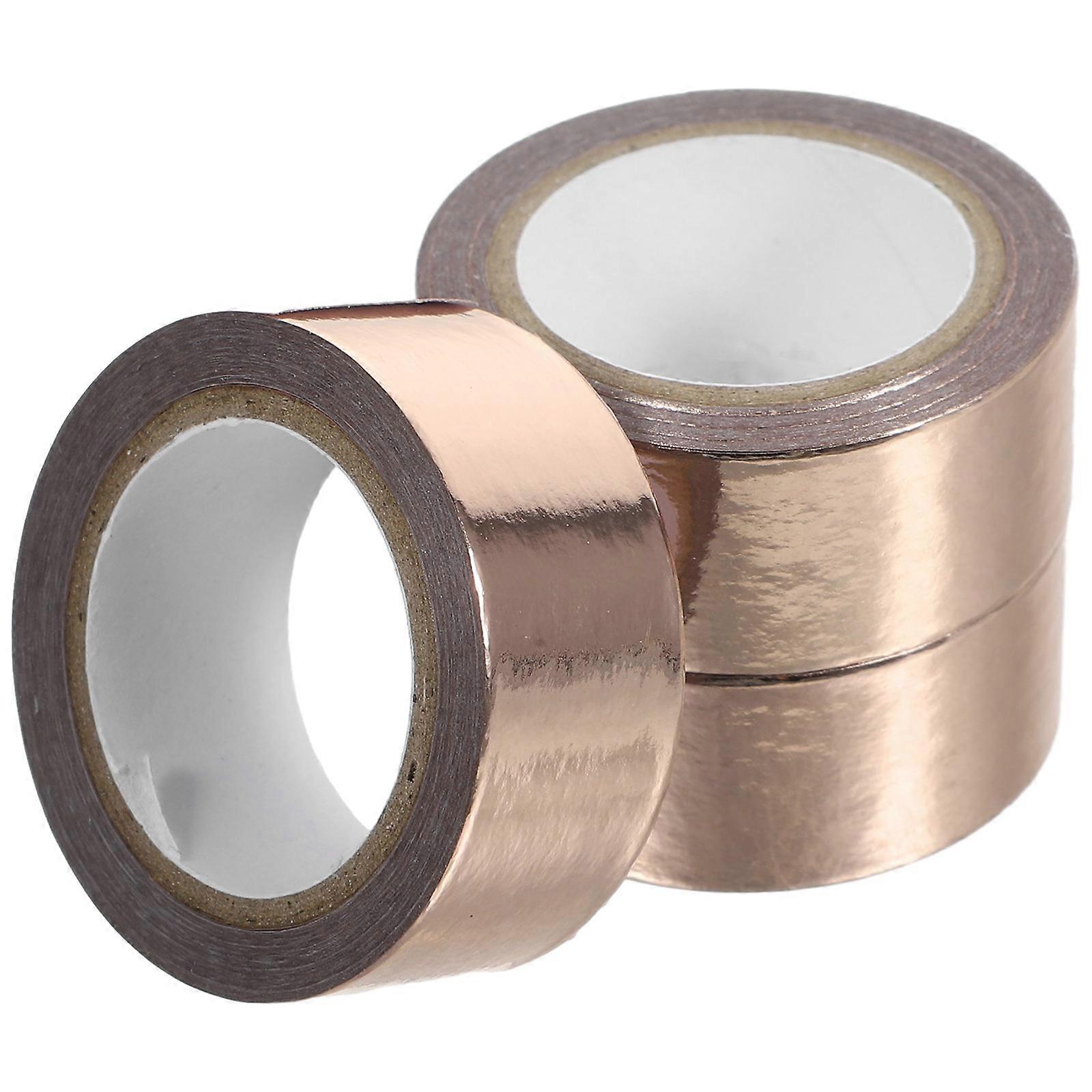 3 Rolls Foil Washi Tape for Scrapbooking, DIY Crafts, Journals & Gift Wrapping – Stylish, Lightweight Adhesive Sticker for Creative Projects
