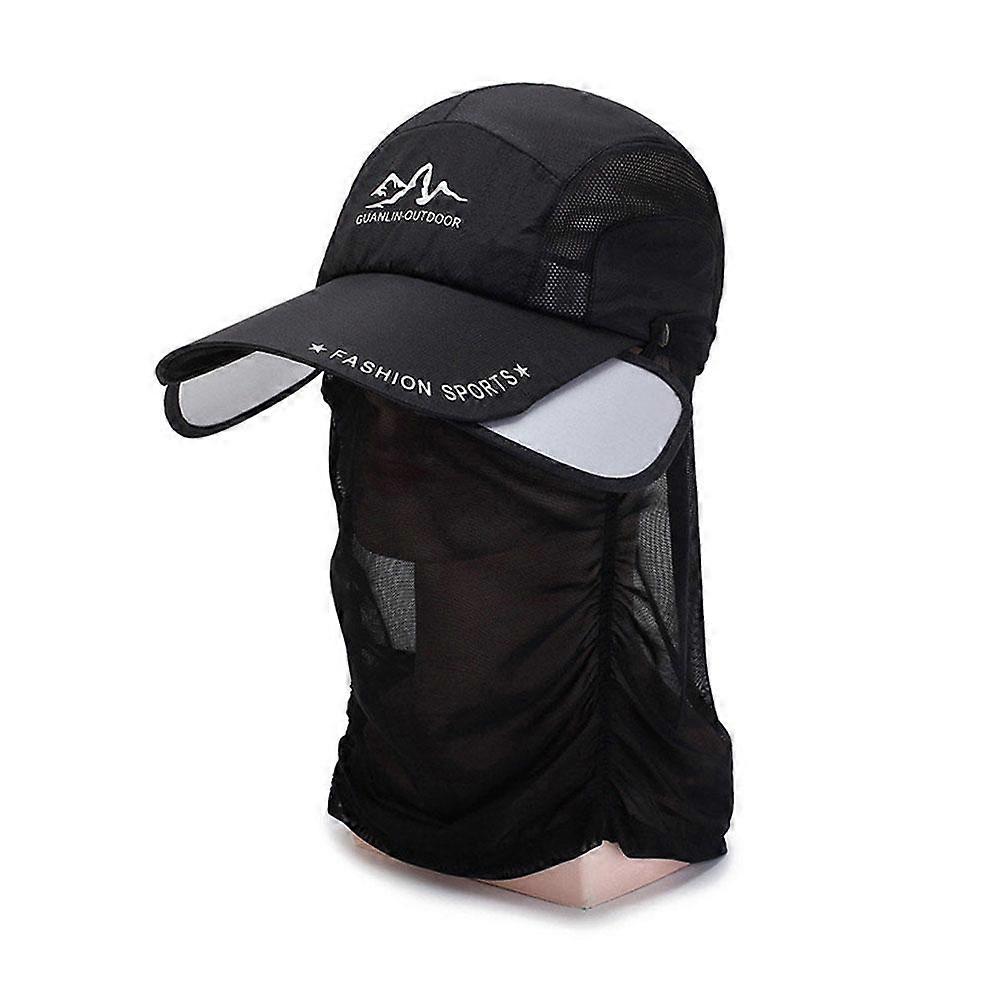 360 ° Taşınabilir Balıkçılık Güneş Şapkası, Açık Bisiklet ve Yürüyüş Güneş Koruması