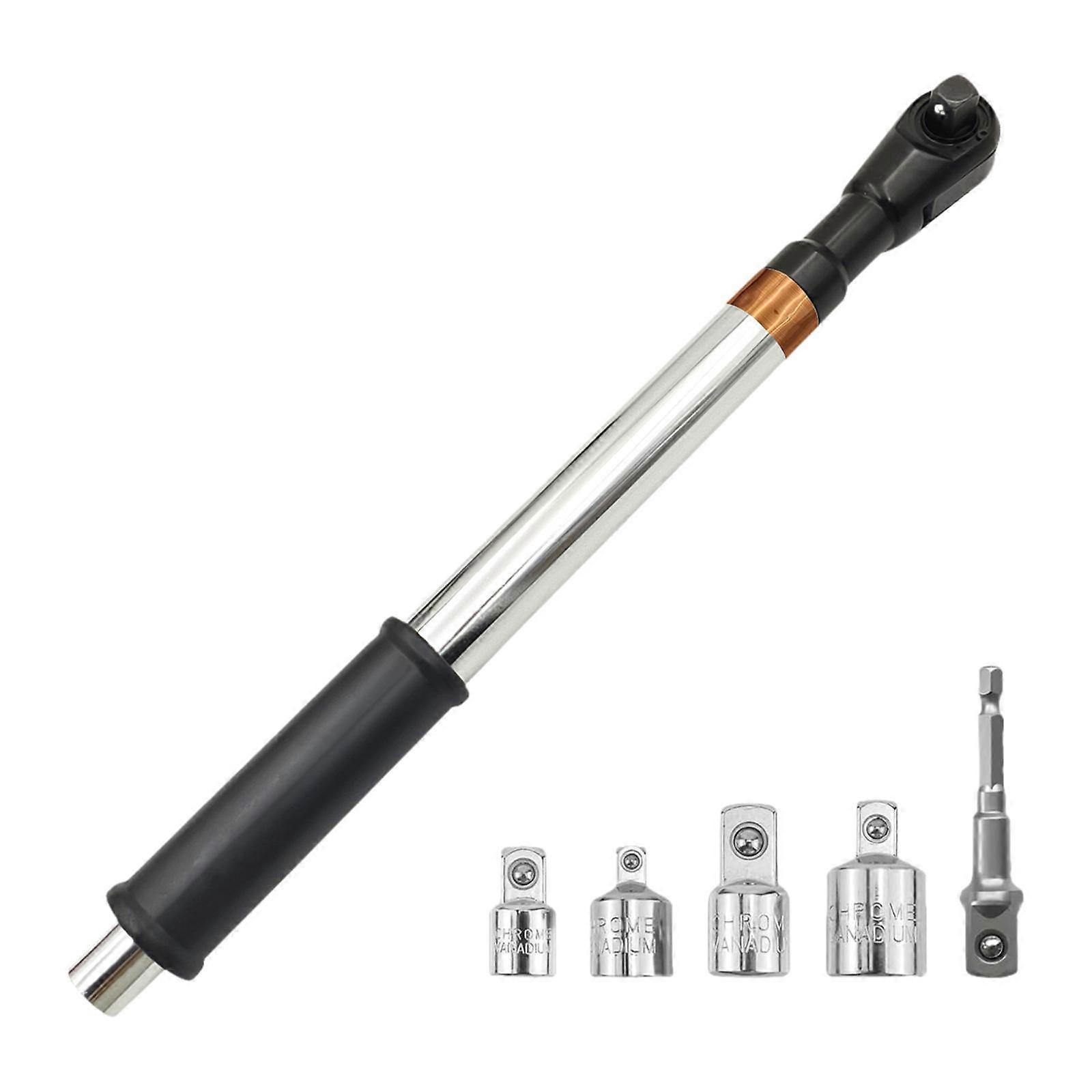 Offset Extension Wrench for Automotive and DIY Sturdy with Socket Adapters