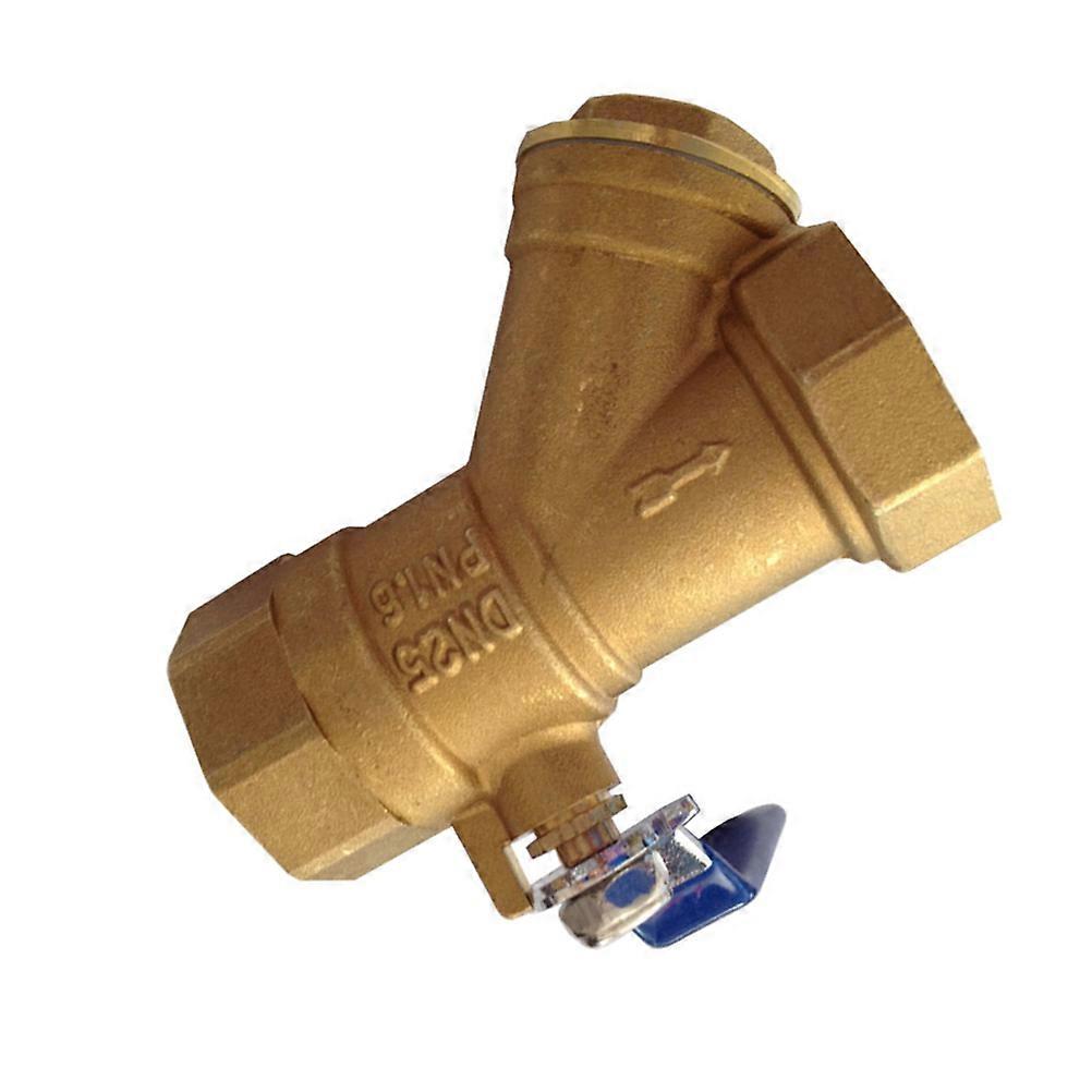 Brass Connector for Home Use with Golden Inch DN25 Female Thread for Water Gas Oil