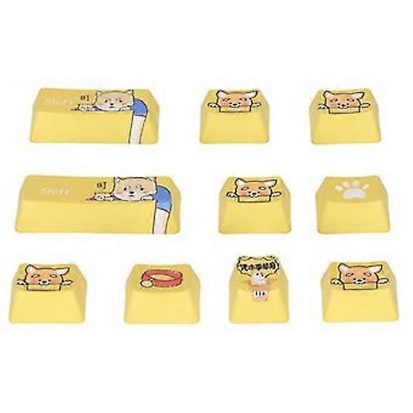 PBT keycaps 10pcs custom keyboard keycaps PBT mechanical keyboard keycaps custom keyboard keycaps fast response