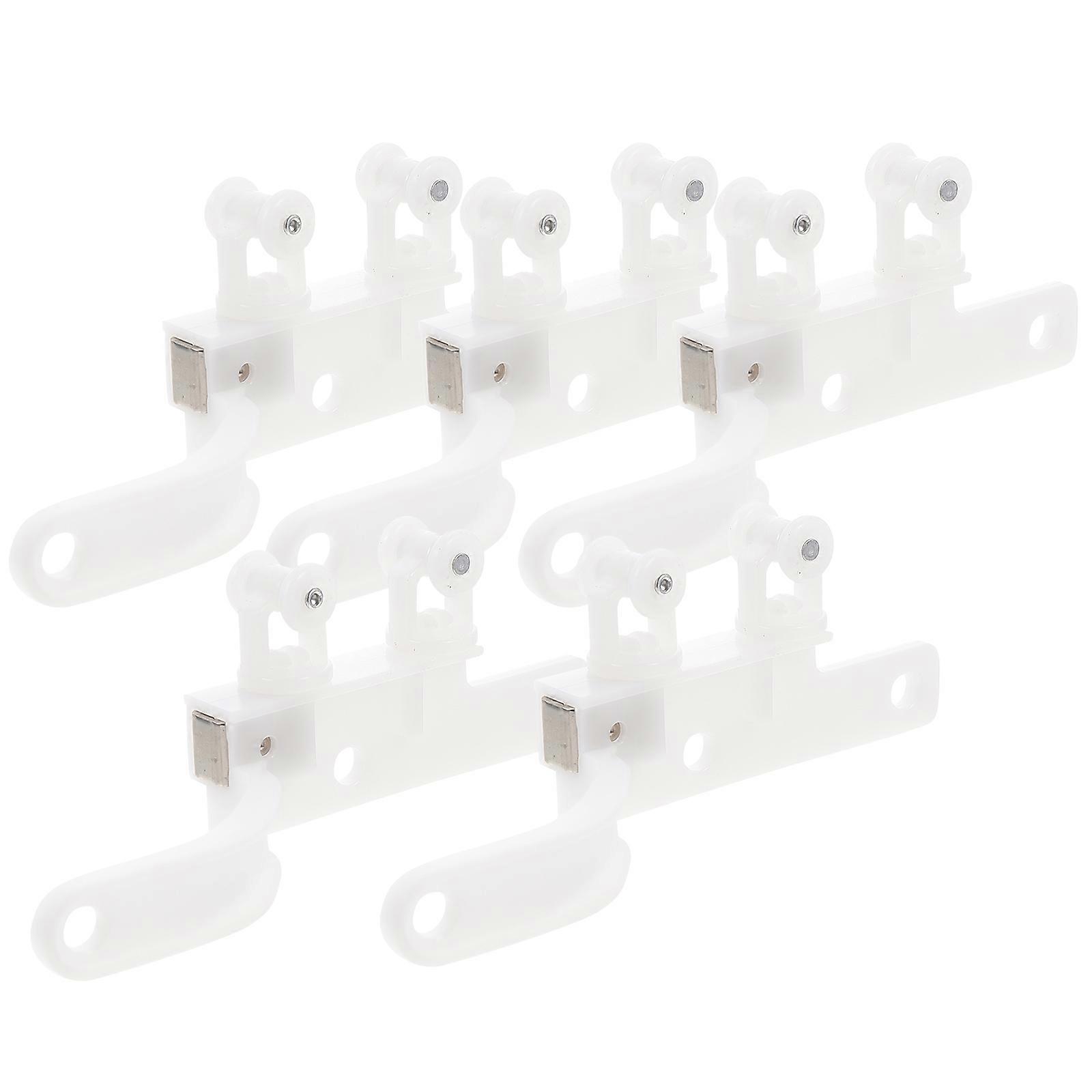 Ceiling Curtain Track Gliders Smooth Sliding For Curtain Accessories Simple Design Privacy Protection 12.00X4.00X3.00CM 5 Pairs