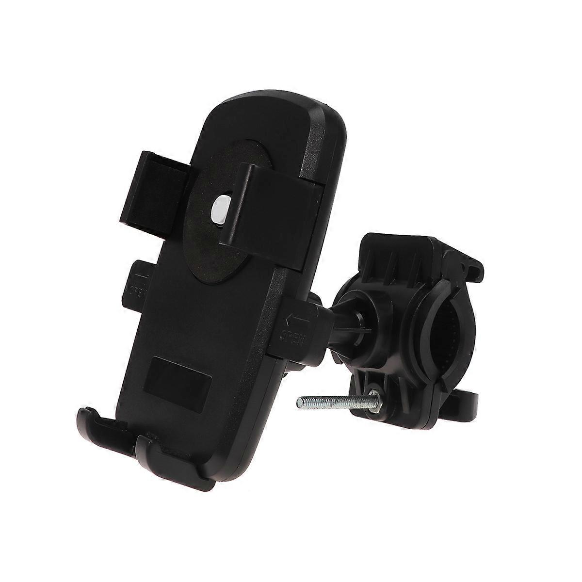 Adjustable Display Phone Holder Bracket Fixed Frame For Motorcycle GPS Navigation Black 1Pcs Suitable For Men And Women