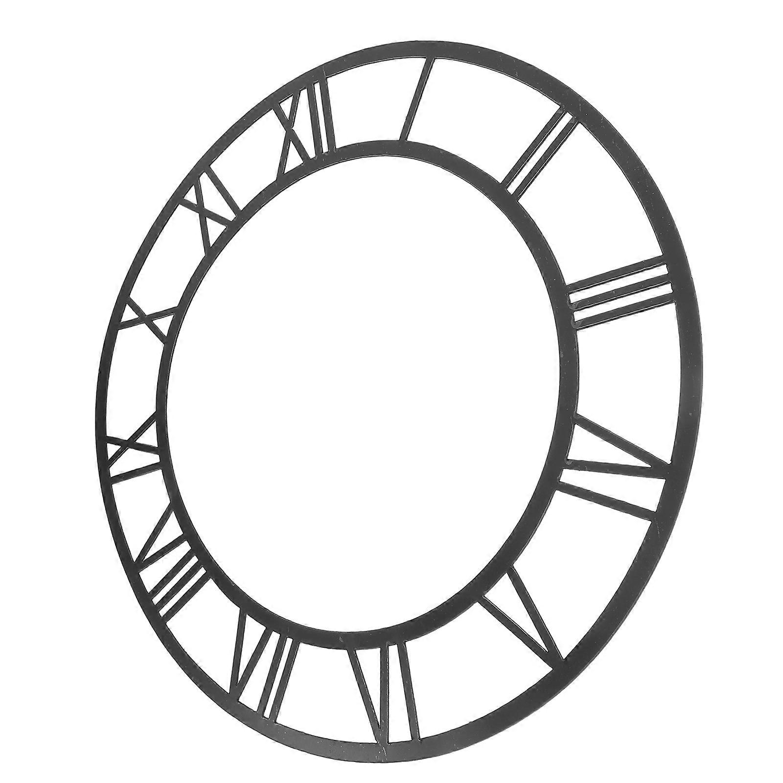 Elegant Round Acrylic Mirror Wall Clock with Roman Numerals – Stylish DIY Decor for Living Room or Entryway