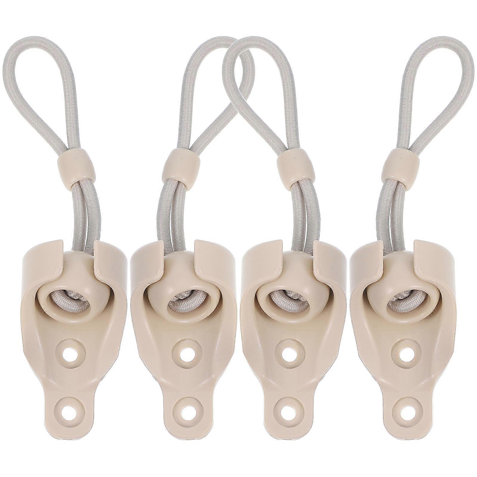 4 Set Outdoor Windproof Bungee Cord Lock for Roller Shades and Blinds Ideal for Stability in Windy Conditions