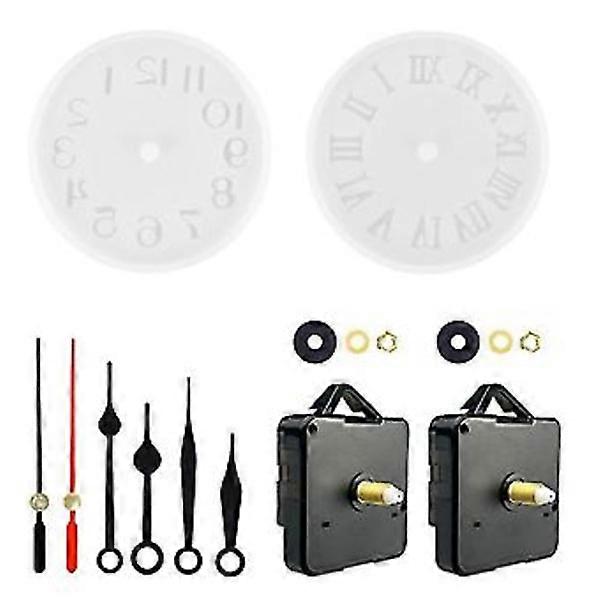 Silent Clock Mechanism Movement With 2 Different Pair Clock Repair Parts Motor