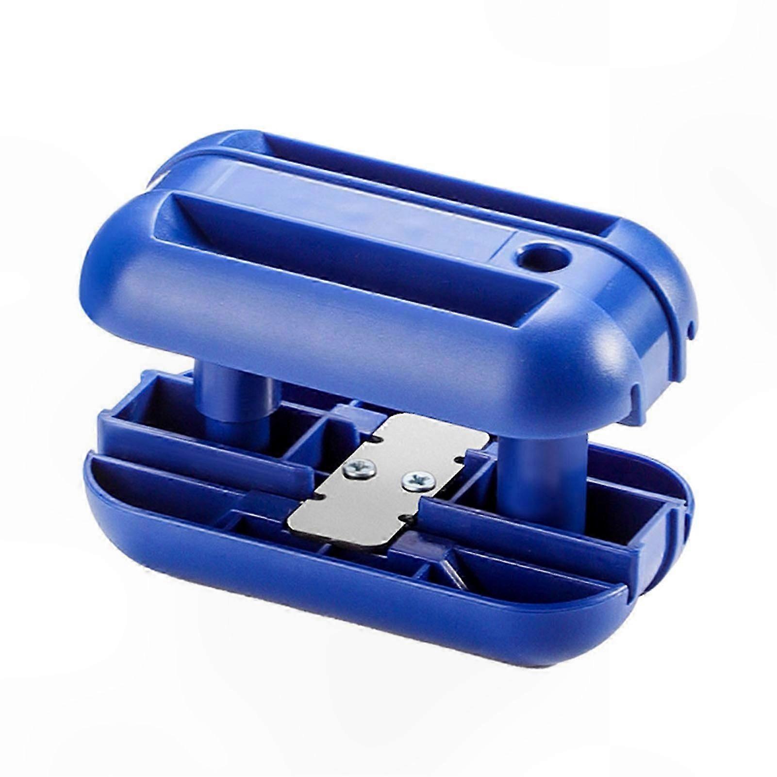 Handheld Edge Trimming Tool with Adjustable Thickness and Comfort Grip for Deburring and Smoothing