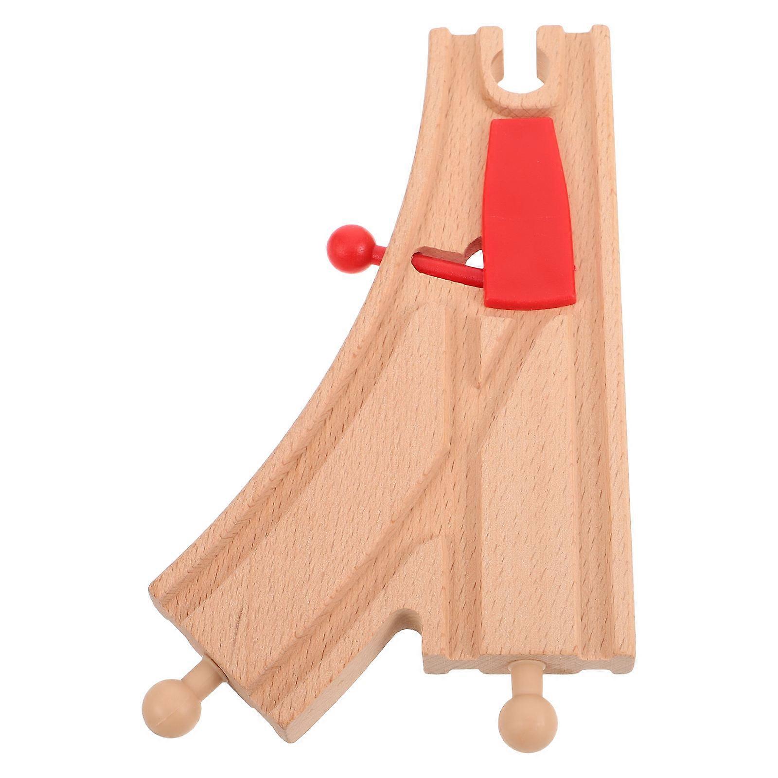 Wooden Train Track Bridge Kit for Kids with Durable Construction and Versatile Track Design 100 Pieces