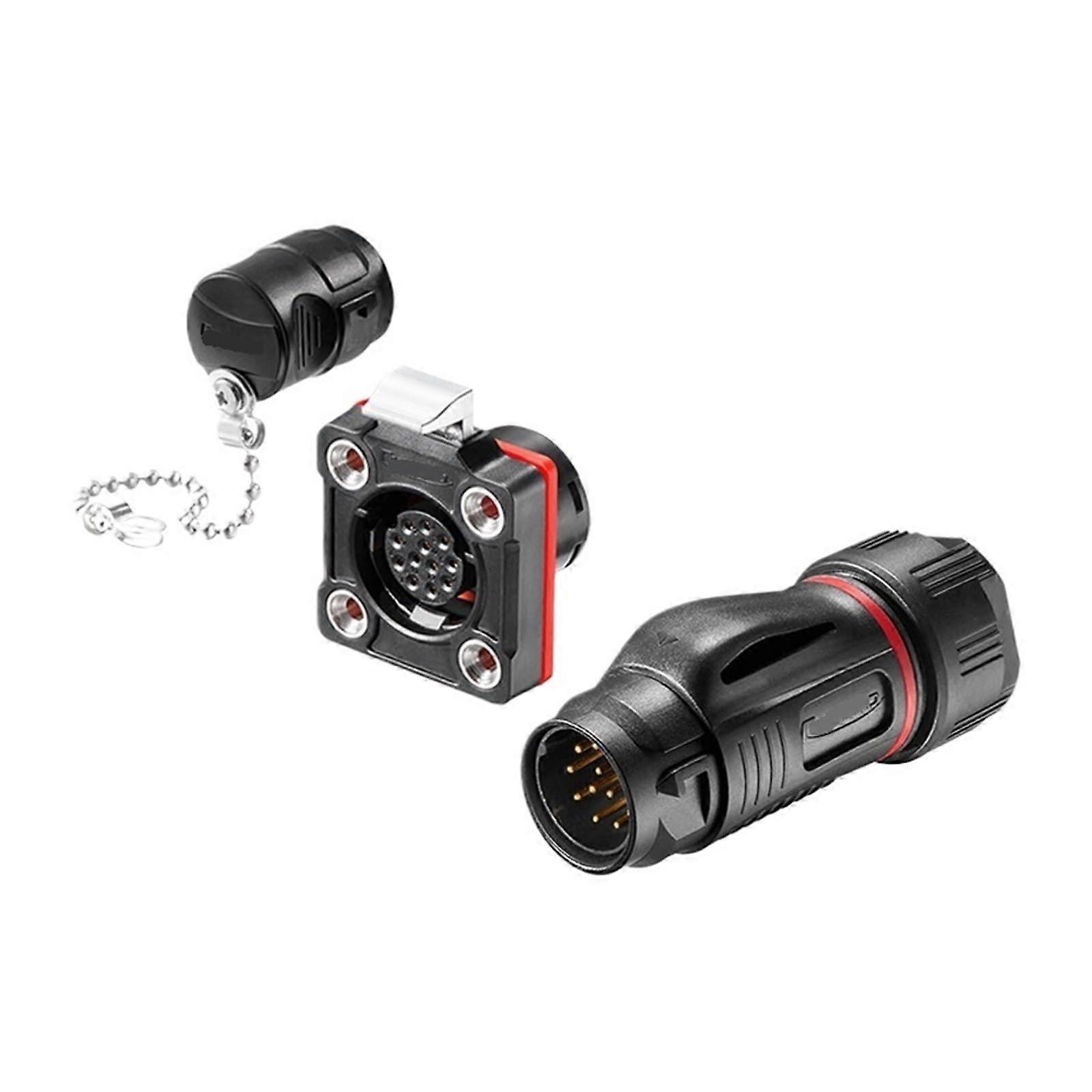 BD20 Aviation Connector, Plastic Housing, 3-Core To 12-Core, Industrial CNC Machine Connector