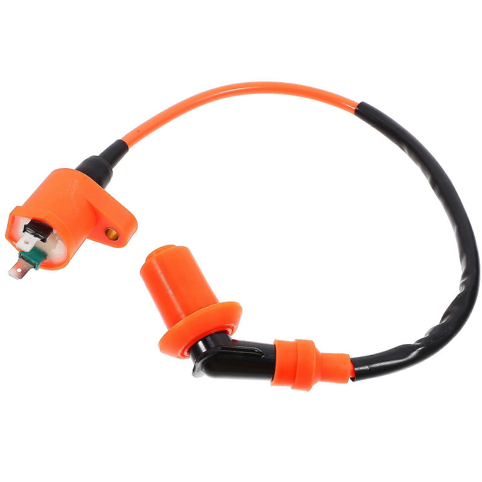 Replacement Ignition Coil Module for Motorcycle ATV in Orange Plastic 1 Piece Fits Various Models