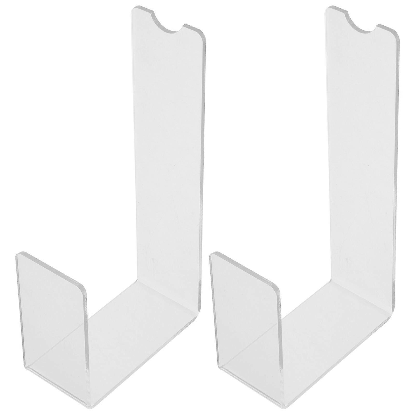 Clear Acrylic Shoe Display Stand Set Sturdy High Heel Rack Holder for Retail or Home Use Versatile Sandals Display Base for Adults