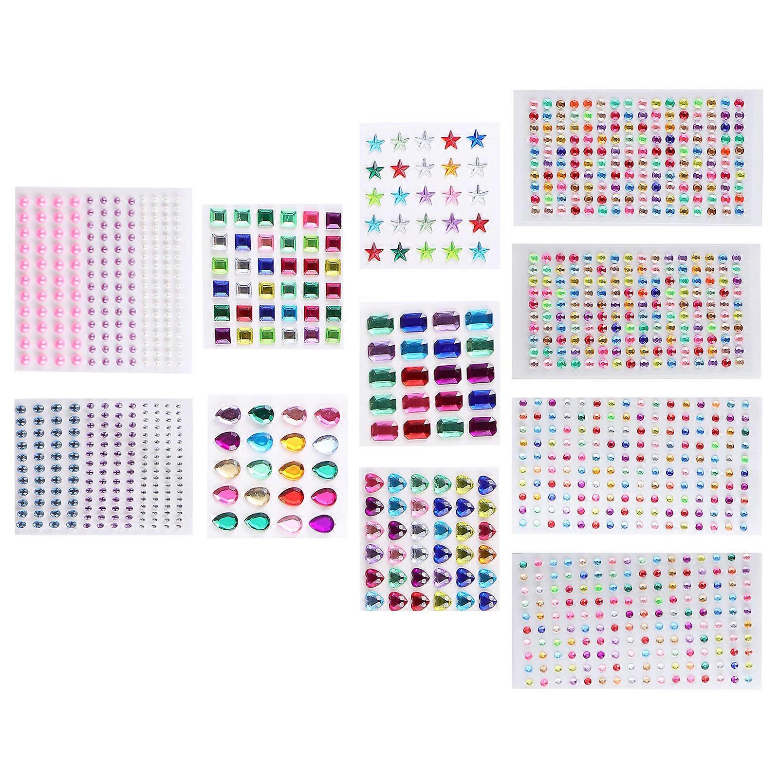 DIY Gem Stickers, Versatile Rhinestones for Enhancing Accessories