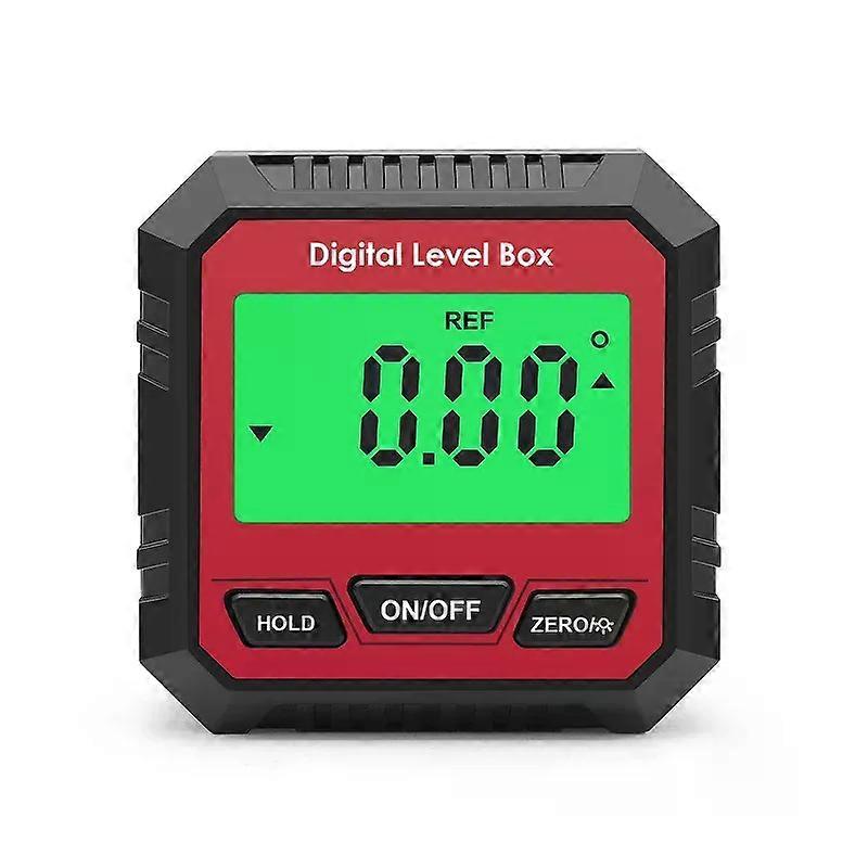 IP54 4*90 Inclinometer Digital Backlight LCD Protractor Inclination Meter Angle Ruler Single Sided Magnetics Electronic Goniometer