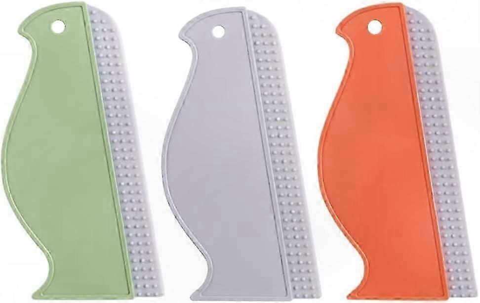 3-Piece Scraper Set with Hook for Windows, Showers, Mirrors, and Cleaning Tasks