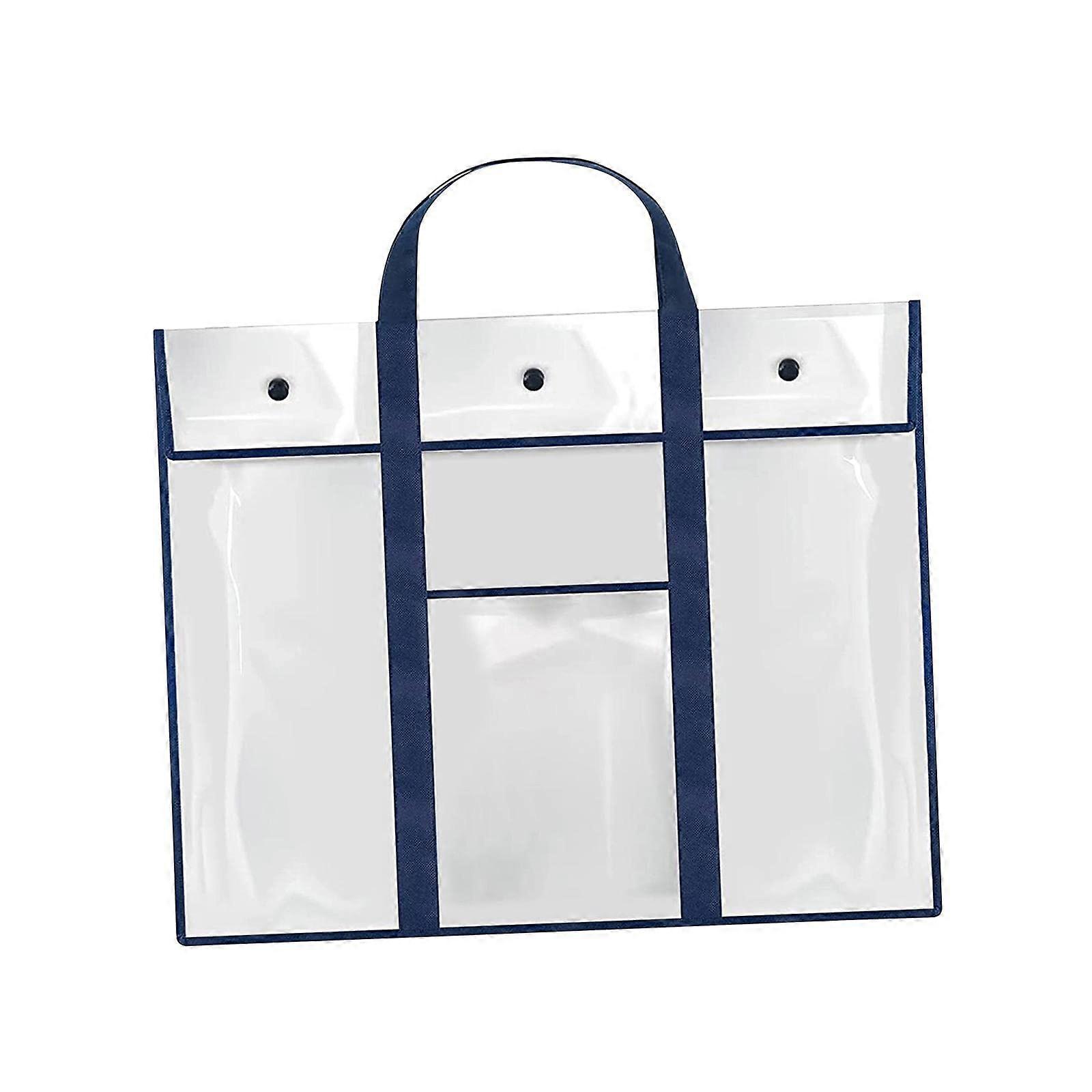 Large Poster Storage Bag, Bulletin Board Holder, Waterproof Map Bag, Art Portfolio Container for Calendar, Papers, Organization