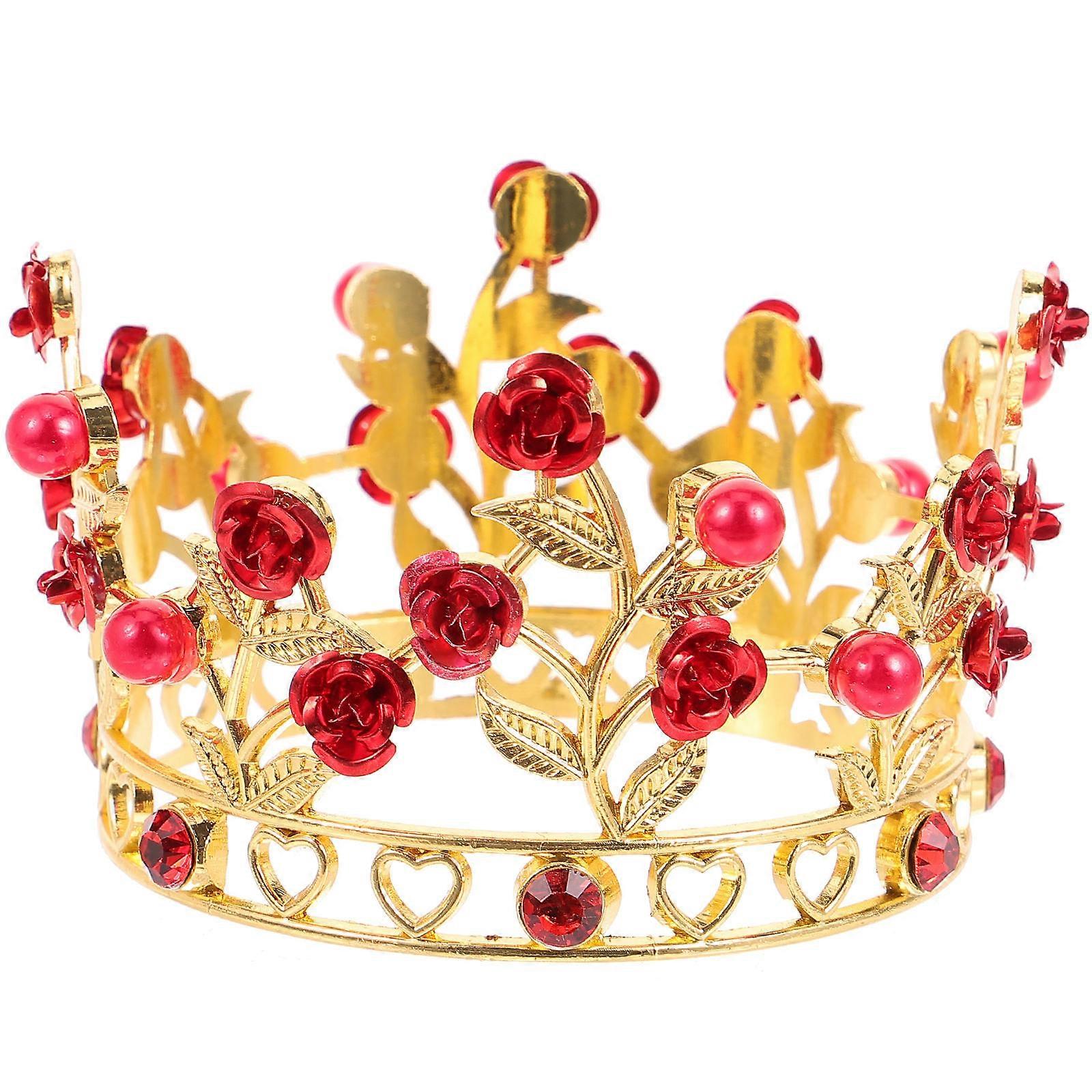 a polished and professional product description based on your input:
**Elegant Rhinestone Crown Headdress for Brides – Baroque Style Wedding