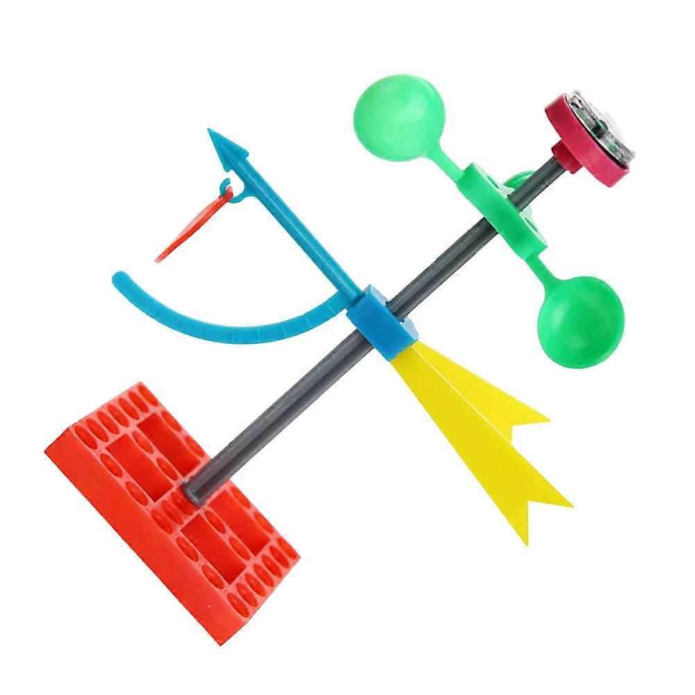 DIY Wind Vane Model Toy for Kids Playing Science Learning Kit in Plastic 5 Years Old and Up