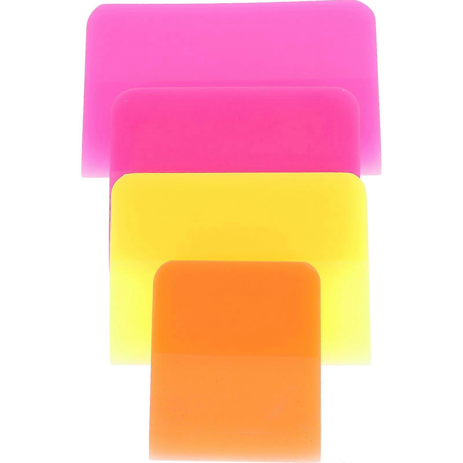 Multipurpose Small Squeegee For Vinyl Wrapping And Protection Film Installation Designed For Car Owners 4 Pcs
