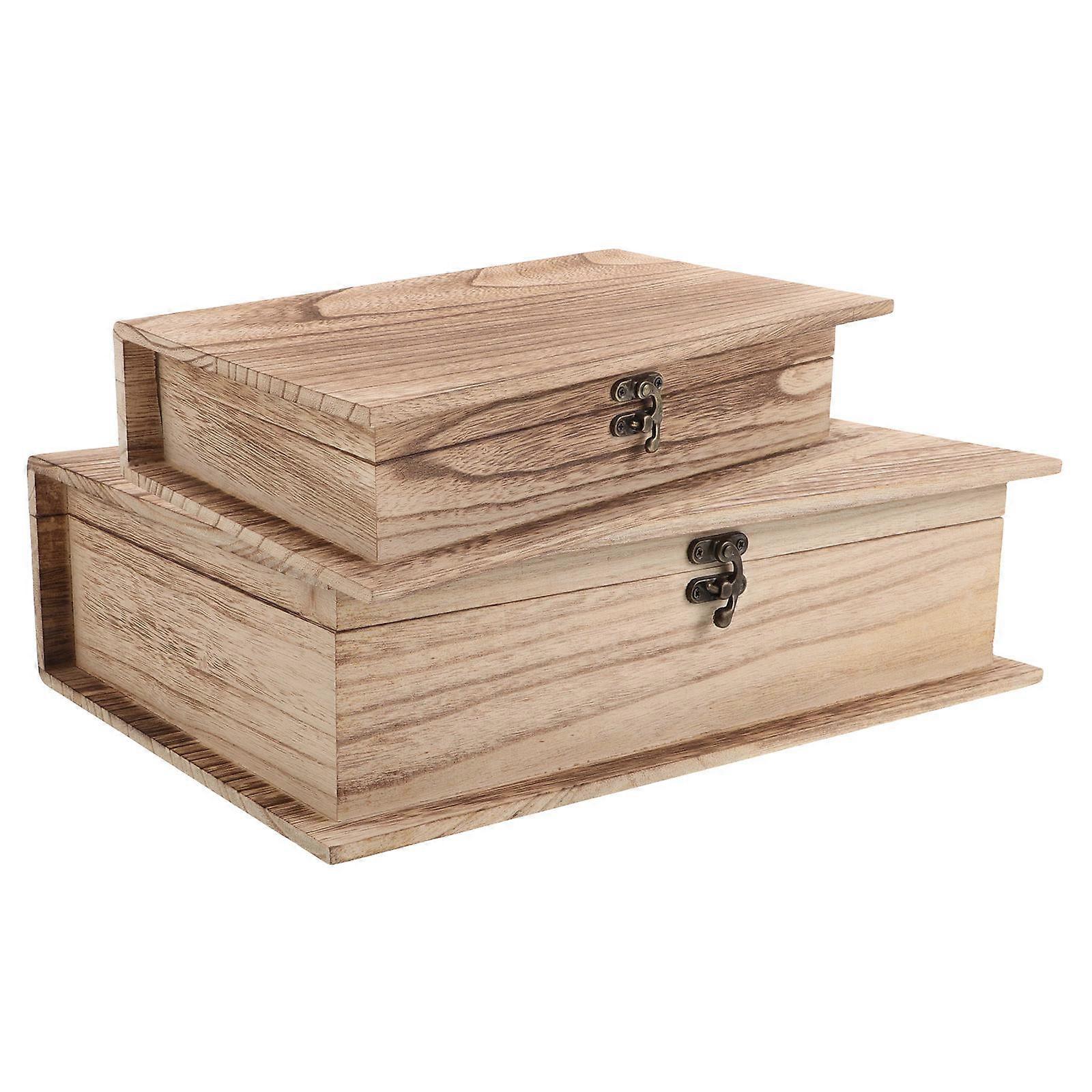 Wooden Keepsake Storage Box with Flip Lid – Multi Purpose Organizer for Trinkets, Cards, and Treasures, Ideal for Spiritual Spaces