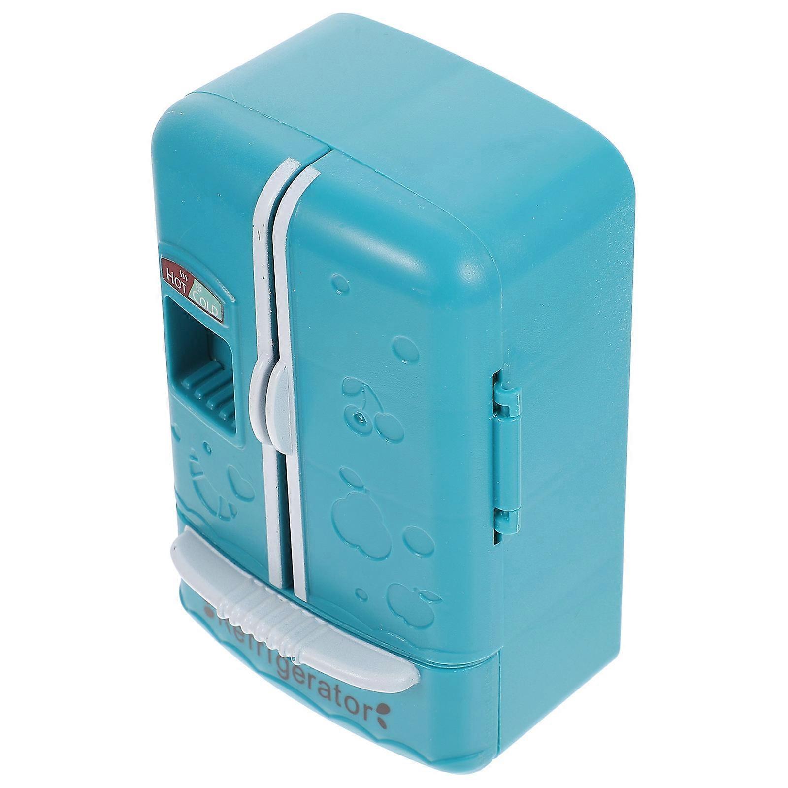 Pink Mini Fridge Decor for Playing with ABS Material and Realistic Appearance 4.5 x 3.2 x 6.8 Inches