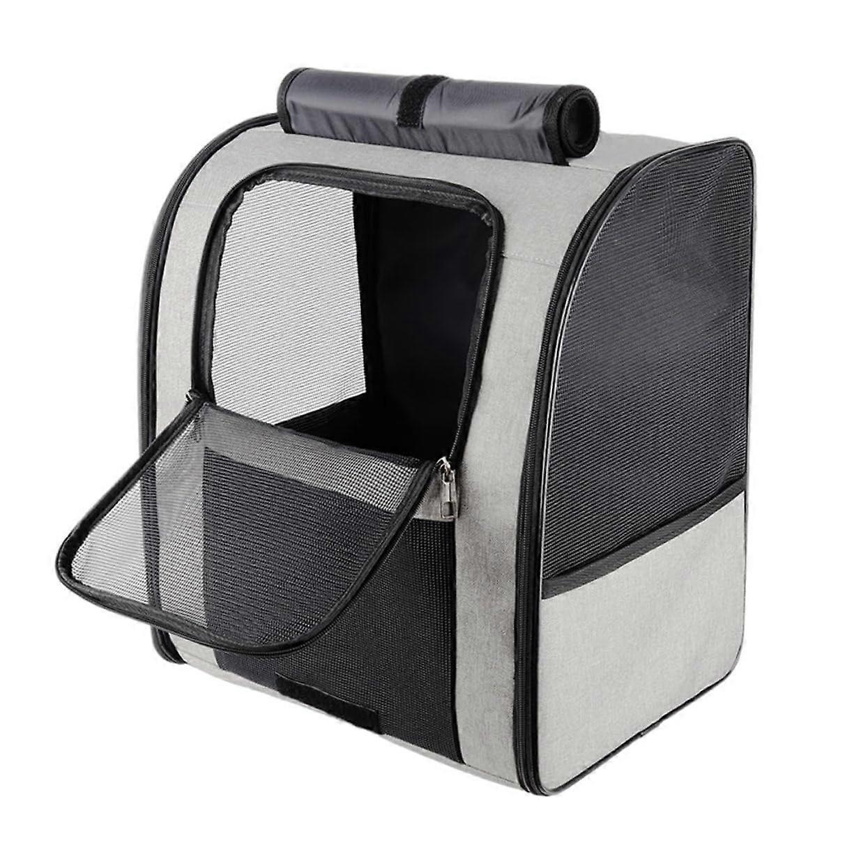 Cat Backpack Carrier Breathable Travel Bag with Large Capacity Comfortable Pet Tote for Small Cats and Kittens