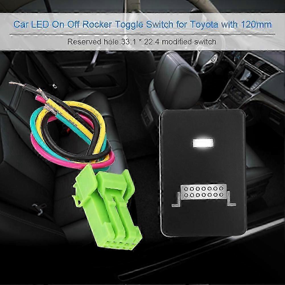 Universal Car LED Rocker Switch for Light Bar Applications