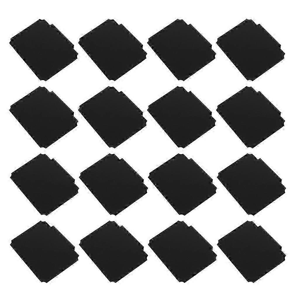 Étiquettes à clip pour bacs de rangement Blackboard Retailers Réutilisable 15Pcs