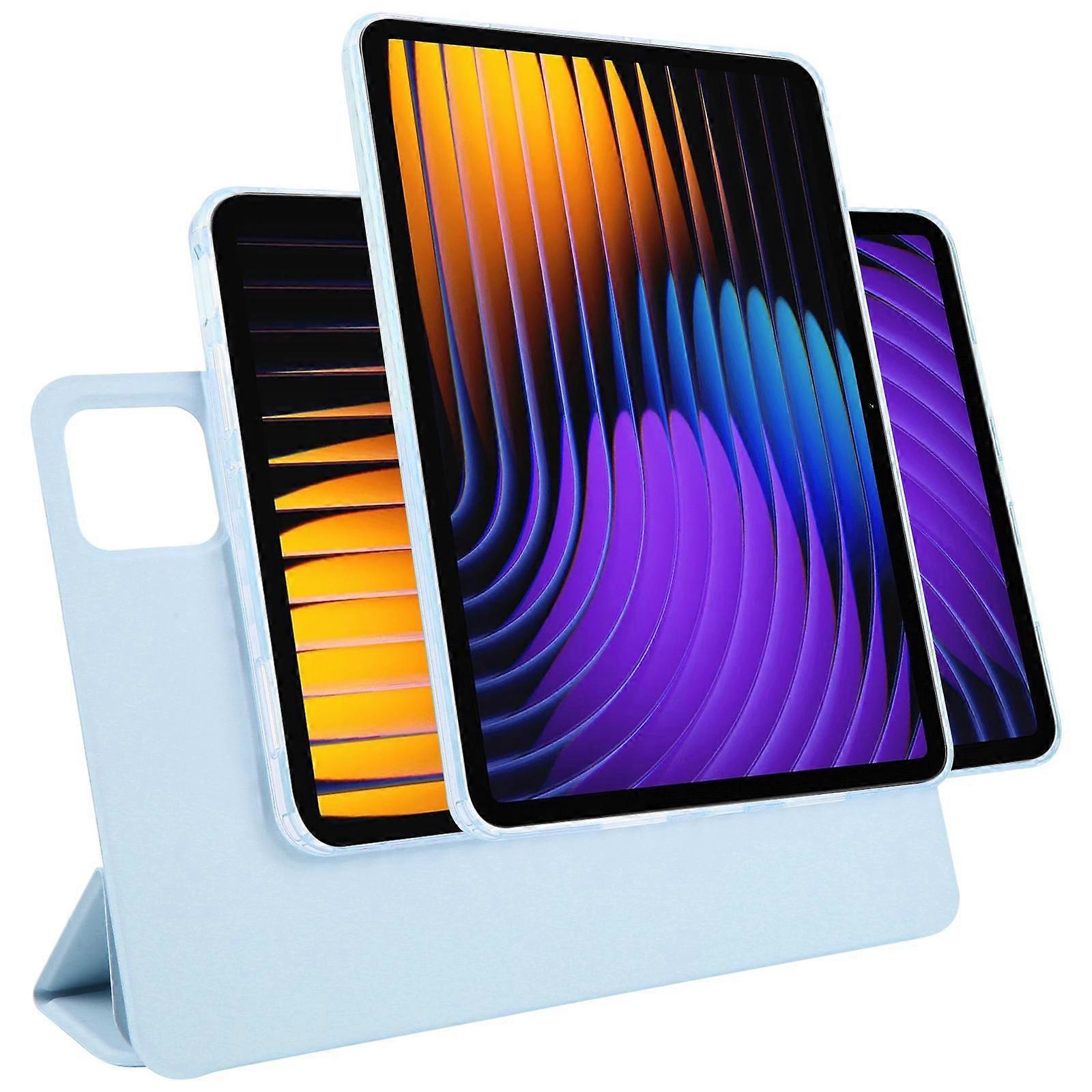 Trifold Magnetic Split Acrylic Leather Tablet Case For Xiaomi Pad 7 / 7 Pro