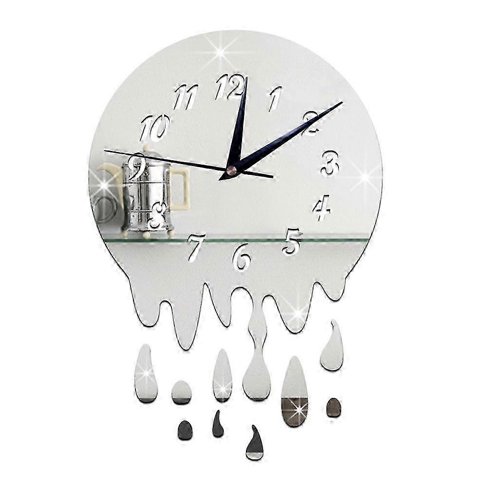 Acrylic Wall Clock Mirror Decoration