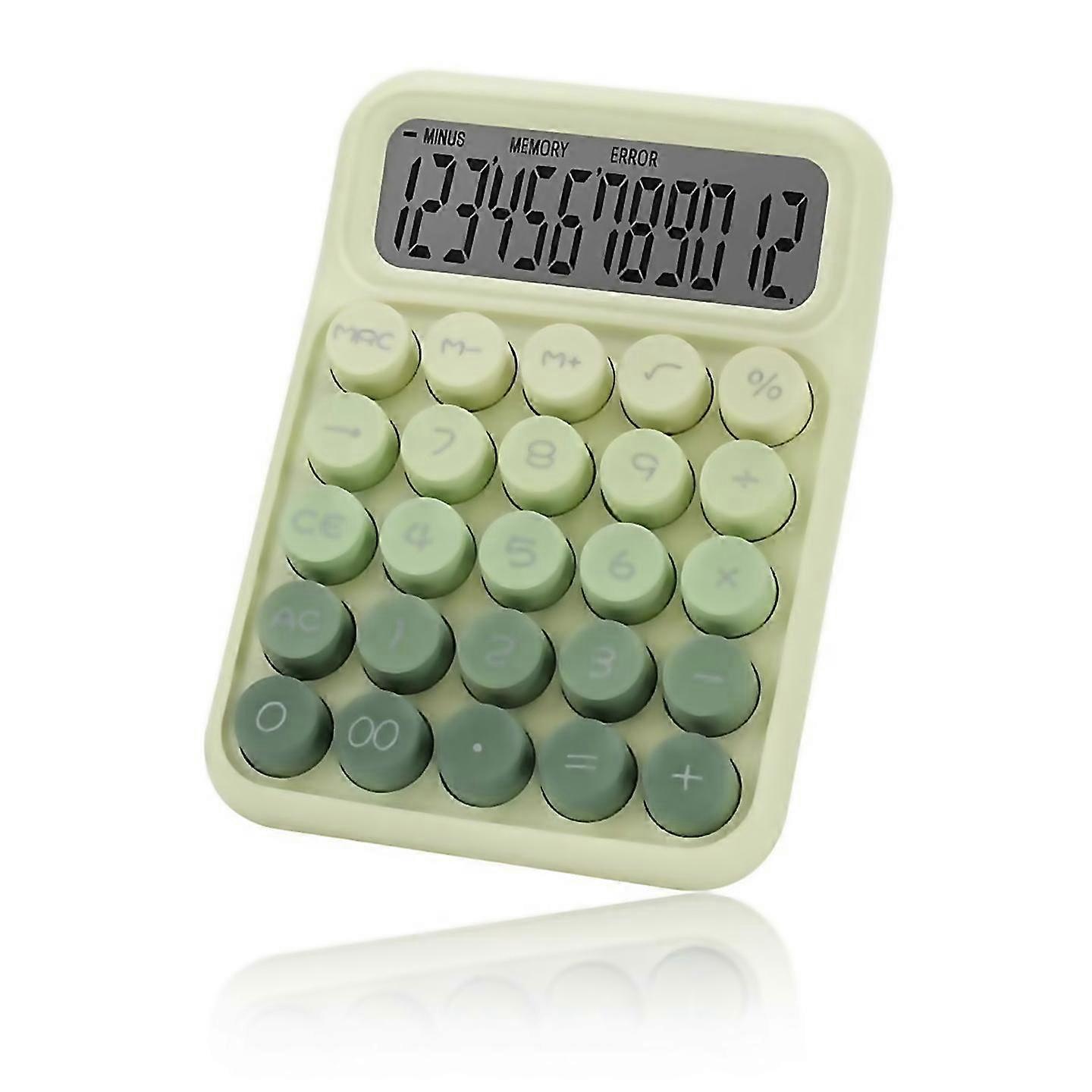 For Desktop Mechanical Calculator Cute Big Buttons Calculatorsgreen