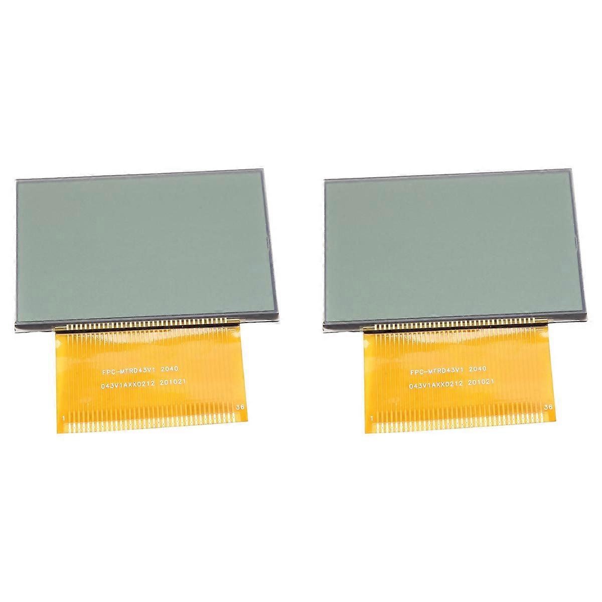 2X LCD Display for Instrument Cluster Screen Repair Replacement