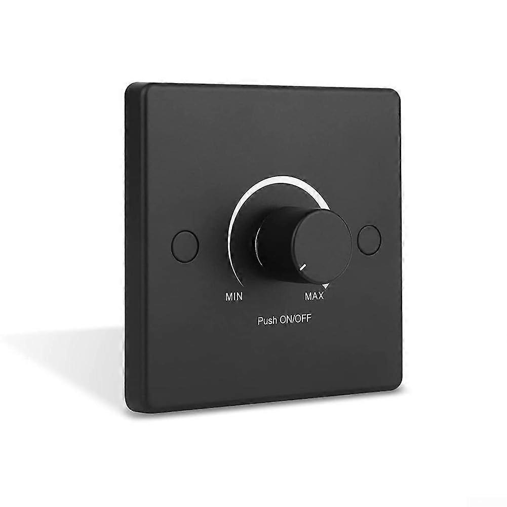 Rotary Dimmer Switch, Noiseless, Adjustable Light Levels, DC 12V/24V, LED Lighting, Pure White