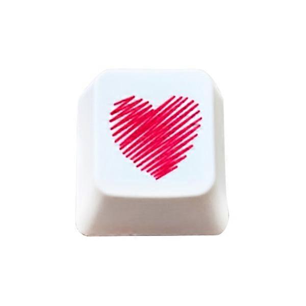 Gaming Keyboard Keycap PBT OEM R4 Direction Keys for Mechanical Keyboard Replacement Part Keys Heart-shaped
