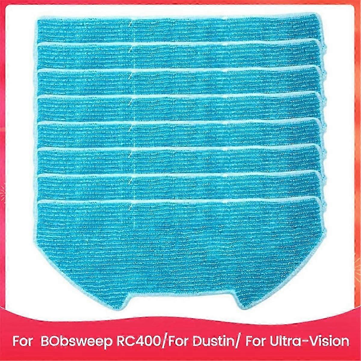 Suitable for BObsweep RC400, Dustin, Ultra-Vision Robot Vacuum Microfiber Mop Pads