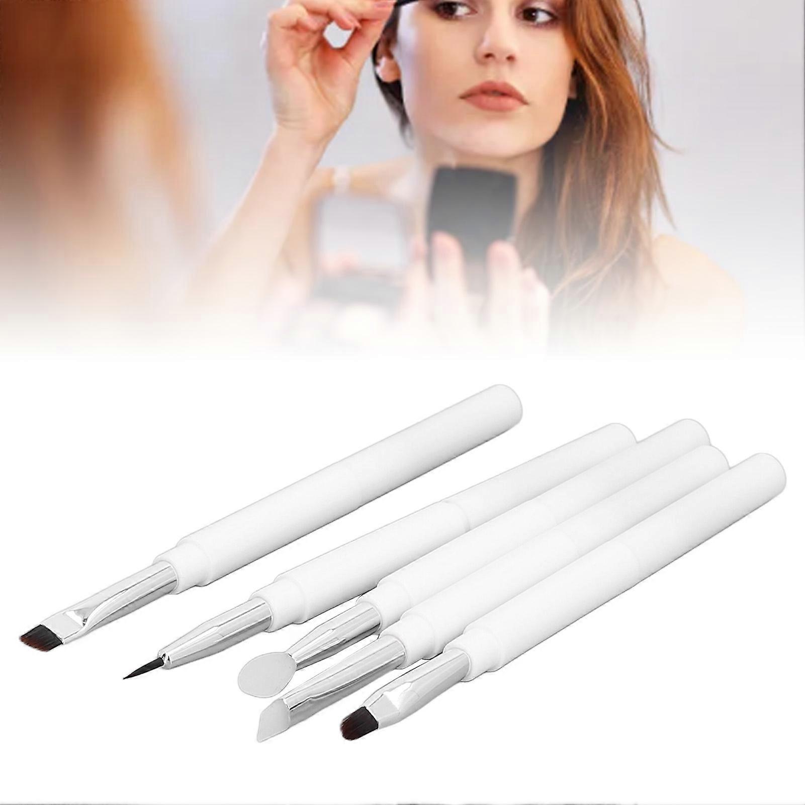 5PCS Multifunctional Silicone & Synthetic Makeup Brush Set