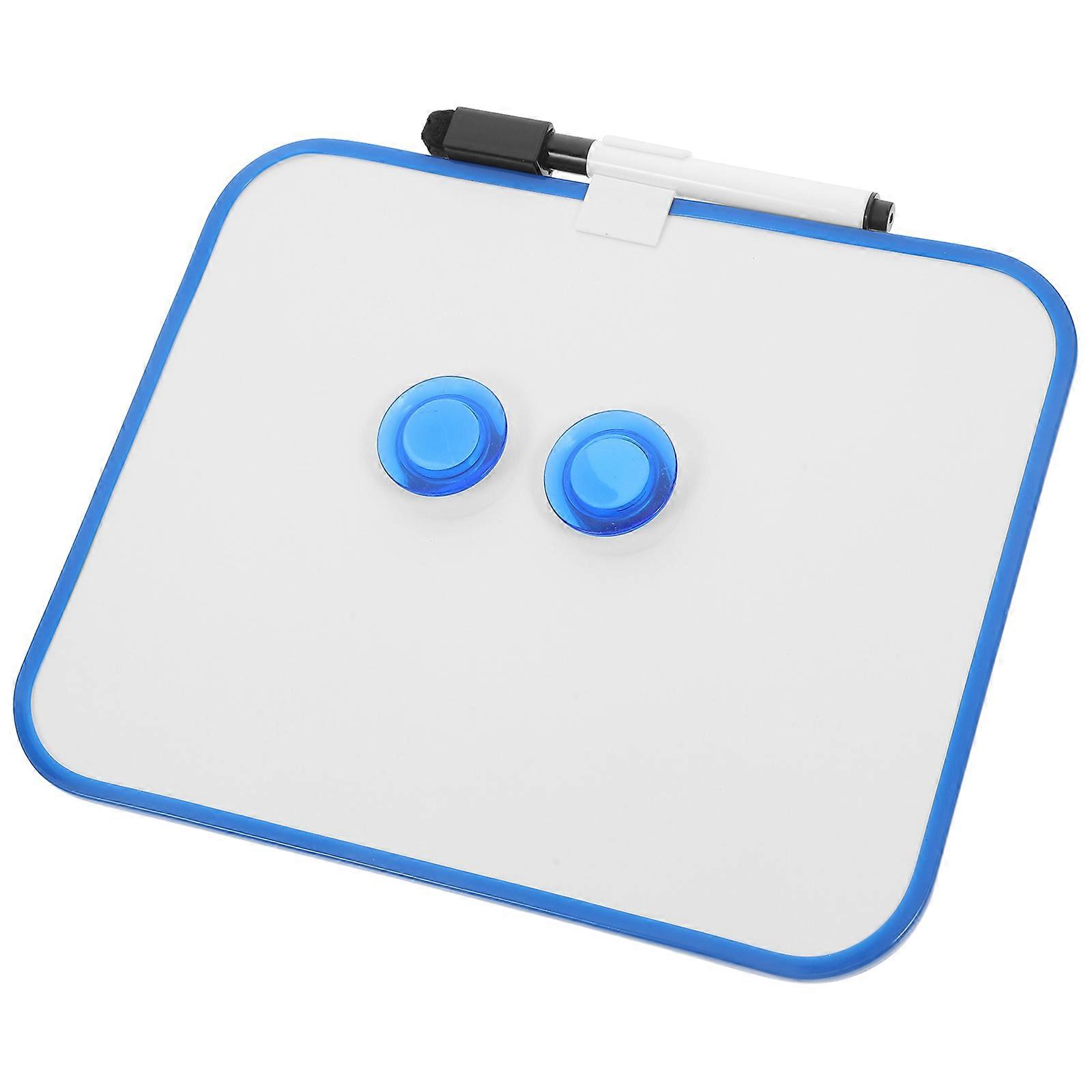 Compact Design Small White Board For Office Use Rectangular Shape Plastic Iron Magnet Project Planning 1Set