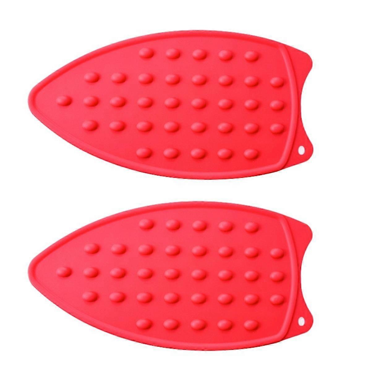 Mini Silicone Heat Resistant Iron Pad, Portable Ironing Stand for Travel and Mini Quilting Iron Use