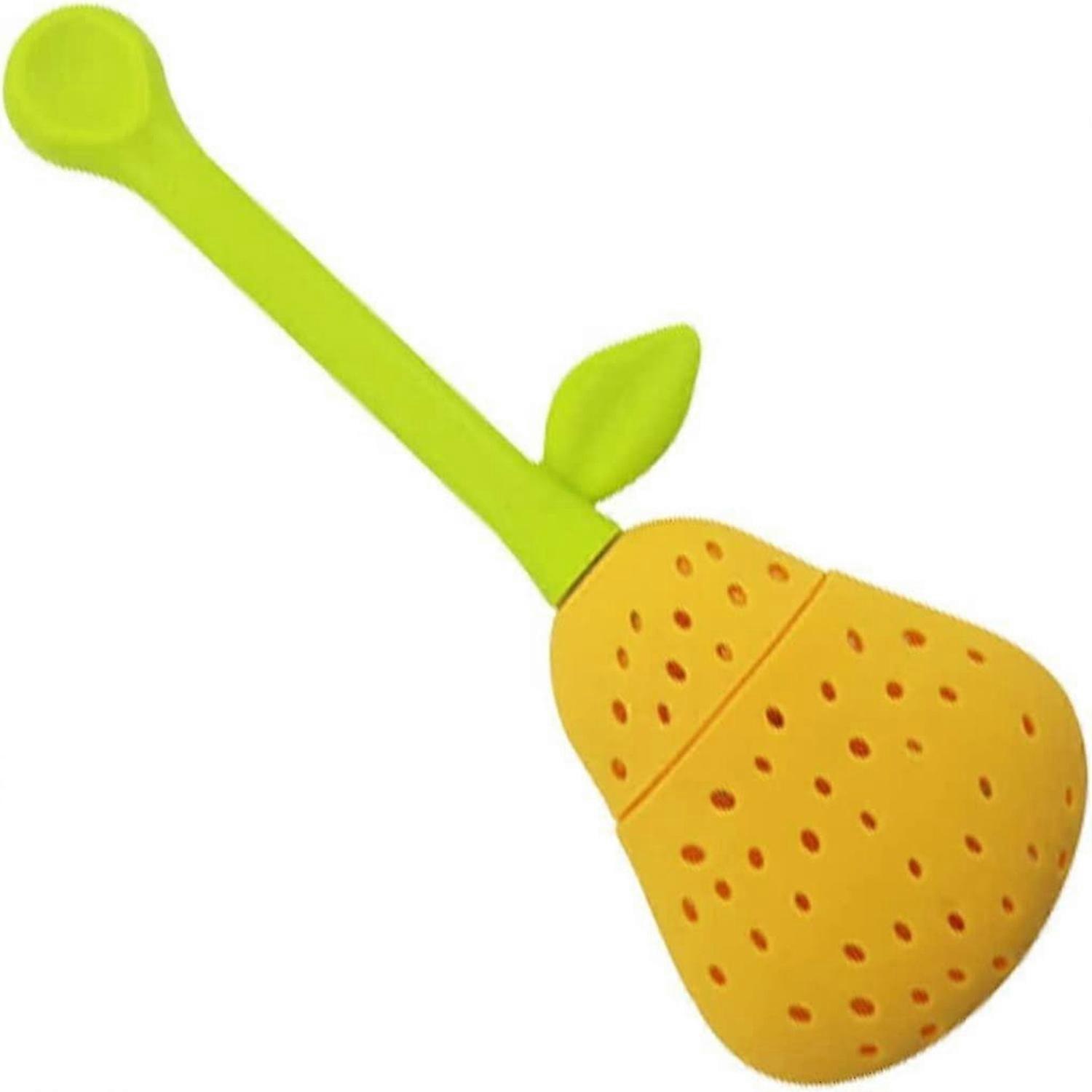 Tea Strainer Reusable Tea Infuser Innovative for Teapots Cups to Steeping Loose Leafyellow