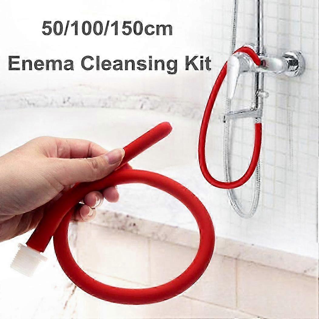 Soft Silicone Enema Nozzle Tube for Cleaning and Douche Safety, Multiple Length Options Available