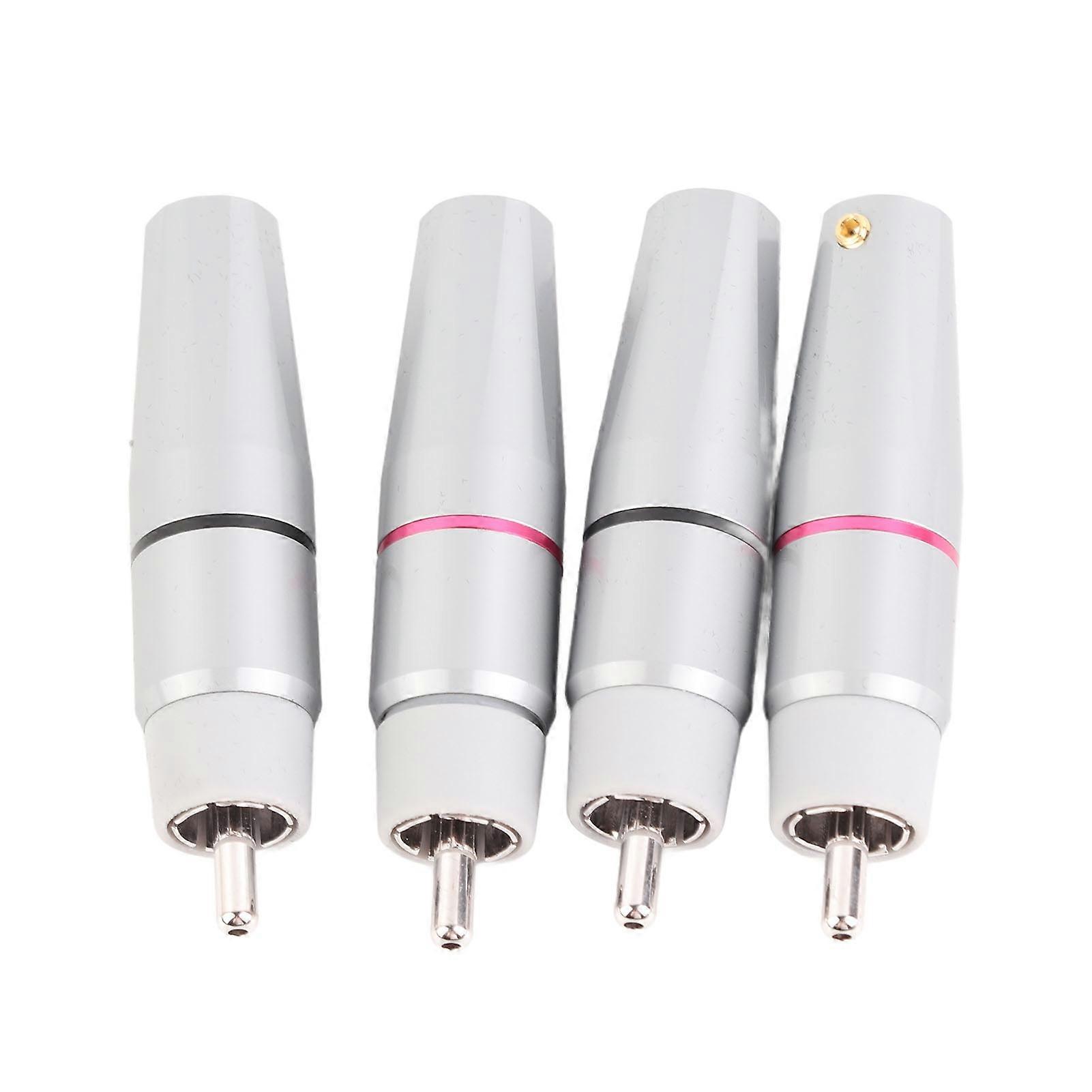 R200R Audio Plug HiFi 4 Layer Plated Pure Copper Conductor Sound Connector