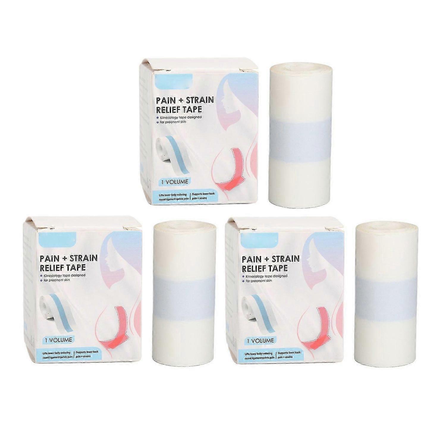 2025 Latest Model 3pcs Pregnancy Belly Band Tape Elastic Strain Relief Sweat P...