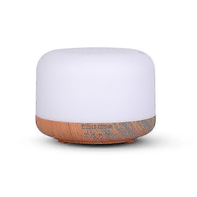 Wood Grain Aroma Diffuser Light Ultrasonic Aroma Diffuser Plus Essential Oil Humidifier Portable Cross-border New Color Light Creative