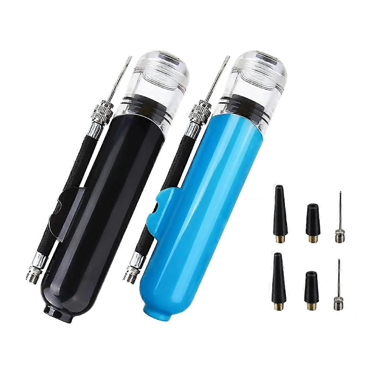 2PCS Ball Pumps Portable Hand Air Pump for Inflatables Soccer Basketball Volleyball Football Pool F