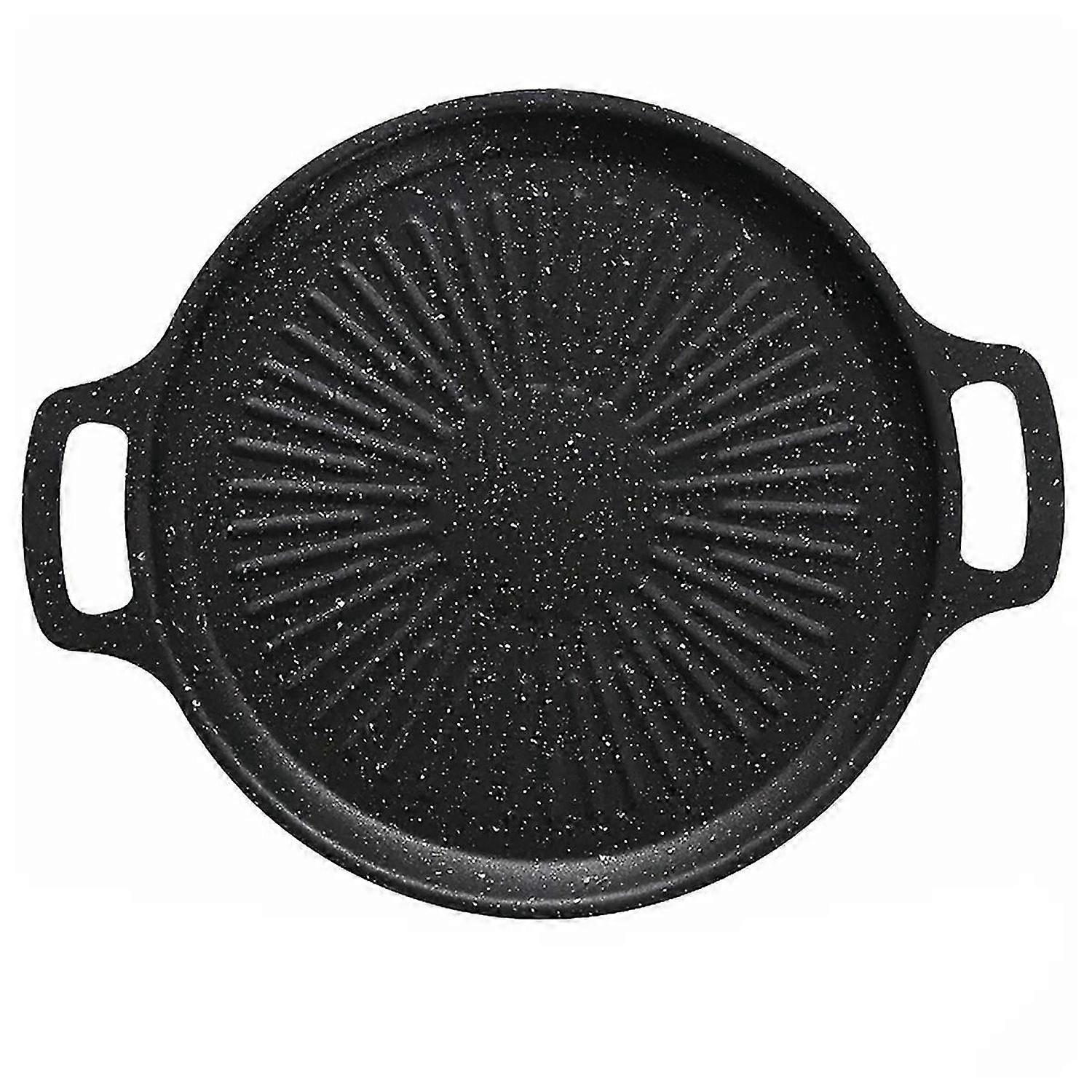 Cast Iron Korean BBQ Grill Pan Non-Stick Versatile Cookware