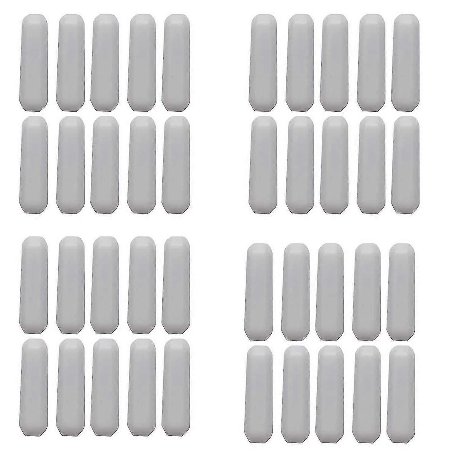10 stk. PTFE magnetisk omrører, mixer, laboratoriestang (7 x 25 mm)